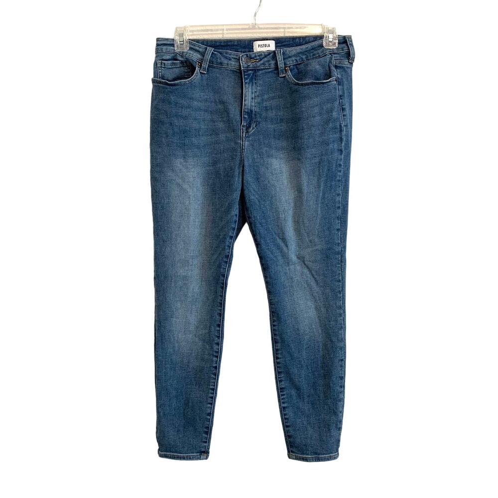 Pistola High Rise Skinny Jeans Medium Wash 32